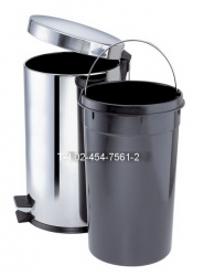 AM-55:ถังขยะสแตนเลส-24 Stainless Dustbin-24